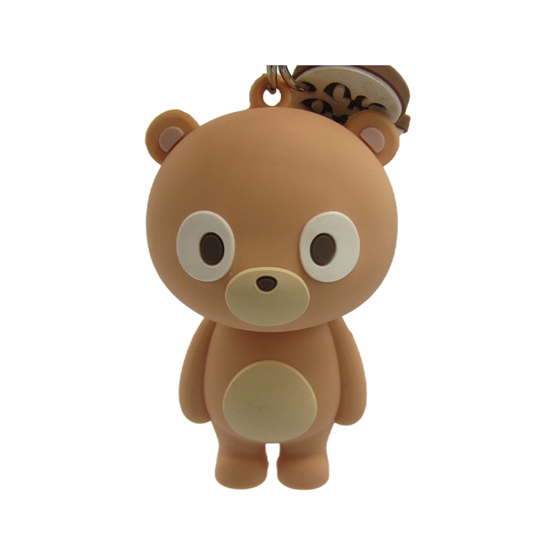 Custom Keychain Pendant Cartoon School Bag Pendant Bag Key Ring Accessories PVC Doll Keychain Manufacturer
