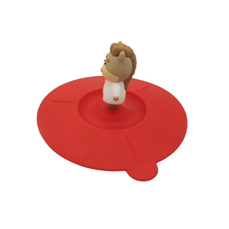 Silicone Cup Cover Drinking Cup Cover Cute Cartoon Dustproof Universal Cup Cover Coffee Cup Cover Universal Wholesale