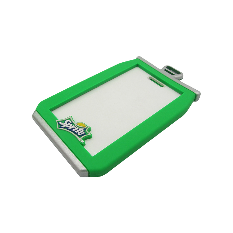 Customized PVC Luggage Tag Card Holder Hang Tag Checked Luggage Label Hanging Card Environmentally Friendly Silicone Hanging Tag Logo